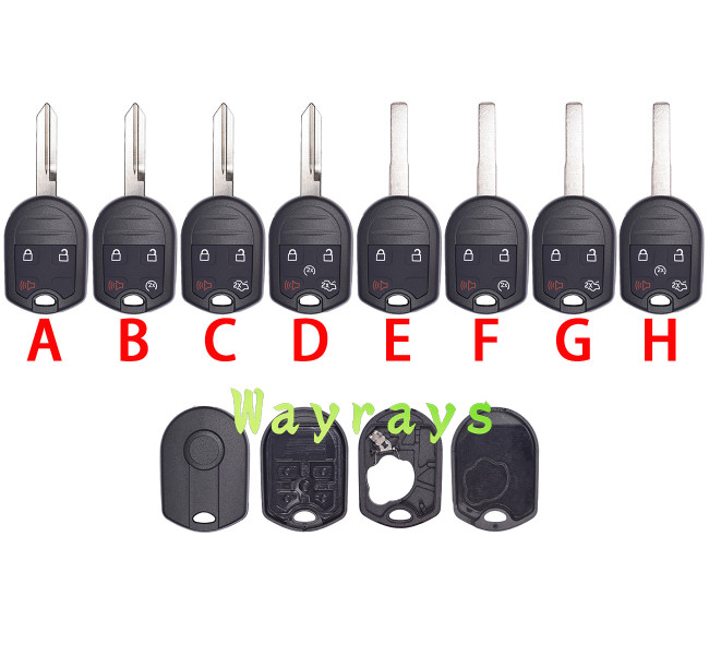 For Ford key shell withlogo place