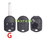 For Ford key shell withlogo place