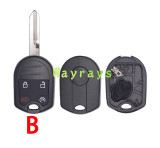 For Ford key shell withlogo place
