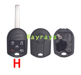 For Ford key shell withlogo place
