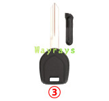 For Mitsubishi transponder key shell without chip without logo,can put tpx long chip