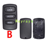 For Mitsubishi key shell without logo
