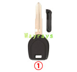 For Mitsubishi transponder key shell without chip without logo,can put tpx long chip