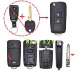 For Hyundai modified key shell with logo place