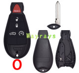 For Chrysler Jeep key shell  with rectangle logo place ,the model  N  without logo place