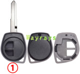 [Only the key shell part] For Suzuki KZ-SUZ003 without logo place