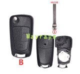 For Opel key shell with round logo place