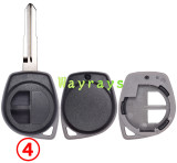 [Only the key shell part] For Suzuki KZ-SUZ003 without logo place