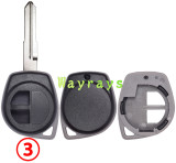 [Only the key shell part] For Suzuki KZ-SUZ003 without logo place