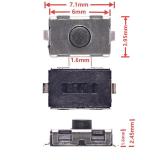 General  Key switch for key remote PCB, 1 set=3000pcs