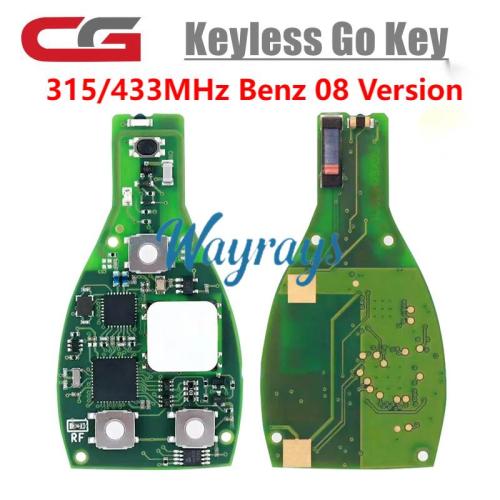 CGDI MB 08 Version Keyless Go Key 2-in-1 315MHz/433MHz for Mercedes W164 W221 W216 from Year 2005-2010