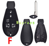 For Chrysler key shell  without logo place,The colors are vibrant in real life, suitable for customers who like bright colors,ABCDEFGQR no logo model in stock