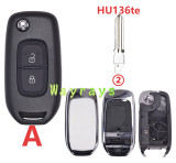 For Renault modified high quality key shell without logo place