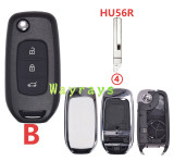 For Renault modified high quality key shell without logo place