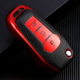 For Ford style car key Leather-textured TPU protective cover，please choose color