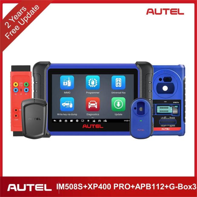 2026 Autel MaxiIM IM508S Advanced Key Programming Tool , Plus XP400 Pro with G-BOX3 and APB112 Get 2 Years Free Update Online