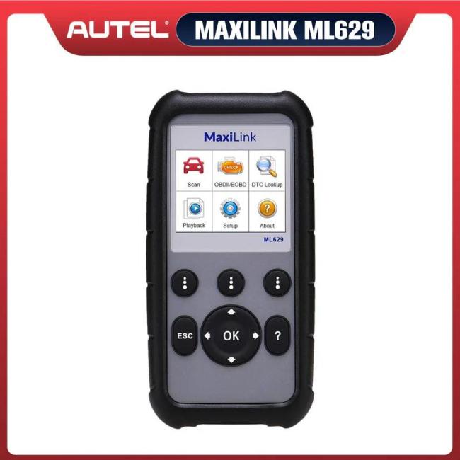 Autel MaxiLink ML629 ABS/Airbag/AT/Engine Code Reader Scanner , CAN OBDII Diagnostic Tool