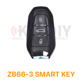 Keydiy ZB66-3 smart remote，For 46.47.48.49.4A、MQB48、5C chip types, match it to the car after generating it