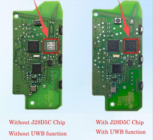 Original for BMW UWB model ID49 chip Hitag Pro with FSK 434mhz keyless 4 button remote key