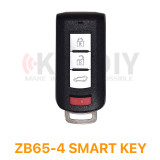 Keydiy ZB65-4 smart remote，For 46.47.48.49.4A、MQB48、5C chip types, match it to the car after generating it