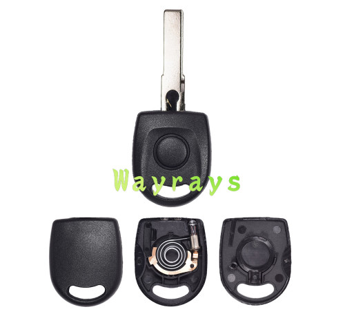 For VW key shell with light without battery with logo place