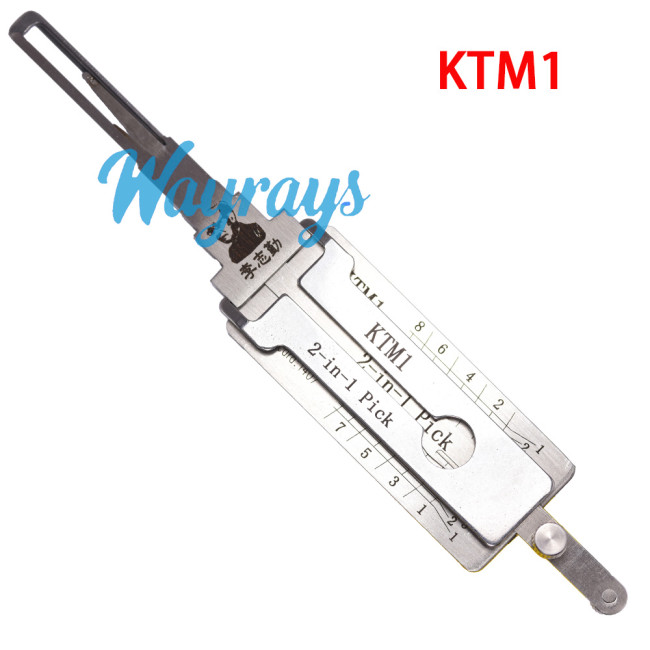Lishi KTM1 2 in 1 tool.Support KTM motorcycles