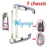 For Bmw  X1 X3 X5 X6 F chassis emergency key blade,Please pay close attention to the images! Do not purchase the wrong model.