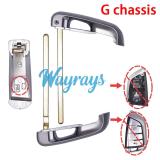 For Bmw G chassis emergency key blade,Please pay close attention to the images! Do not purchase the wrong model.