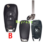 For Chevrolet key shell without logo
