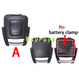 [No battery clamp] [Without blade] For Opel key shell part without logo