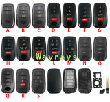 For Toyota key shell  with logo place