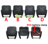 [with battery clamp]  For Chevrolet Brazil key shell without logo