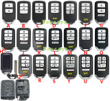 For Honda key shell  without logo or with OEM logo place,