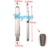 For Ford flip key blade
