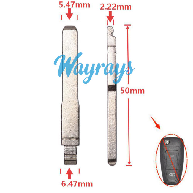 For Ford flip key blade