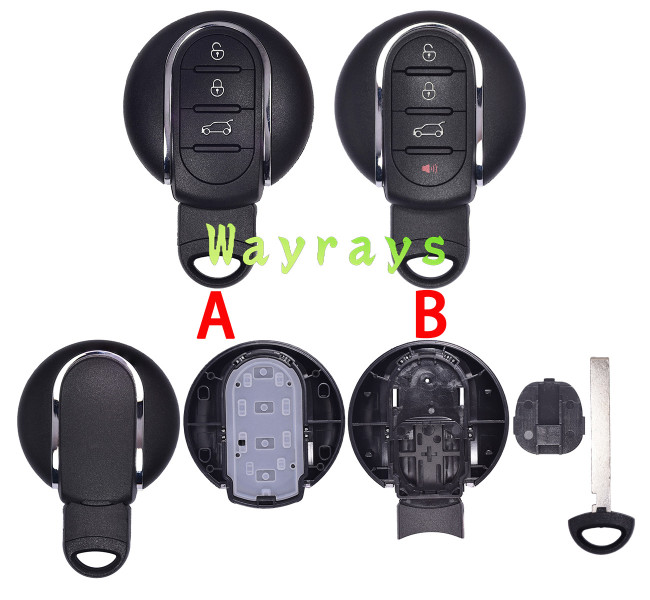For BMW mini cooper key shell without logo