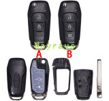 For Ford EB3T-15K601-BA ID49 chip PCF7945F/HITAG Pro with FSK 434mhz 2/3 button remote key