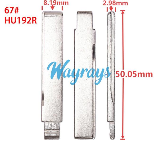 （67#）HU92R blade,for New BMW, New MG