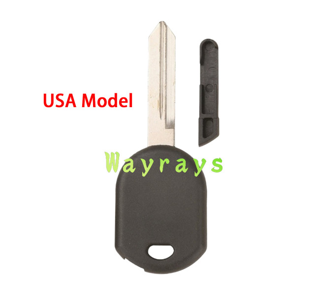 [USA version]  For Ford transponder key shell without chip without logo,which can put tpx long chip