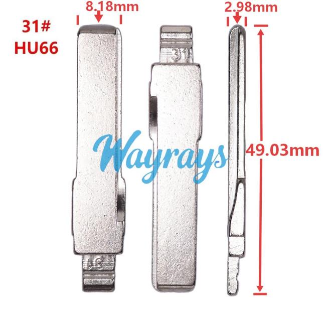 (31#)HU66 blade,for All new VW cars Passat Bora Skoda、Audi