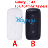 Original for Geely Galaxy E5 4A chip with FSK 434mhz keyless 3 button remote key