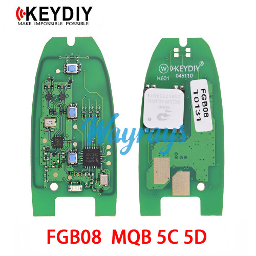 Keydiy FGB08 remote,Support 5C and 5D key generation. Also supports program generation for all FGB and ZB remotes