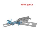 Lishi FB77 2 in 1 tool.Support 2013+ DAF trucks, including CF and LF models
