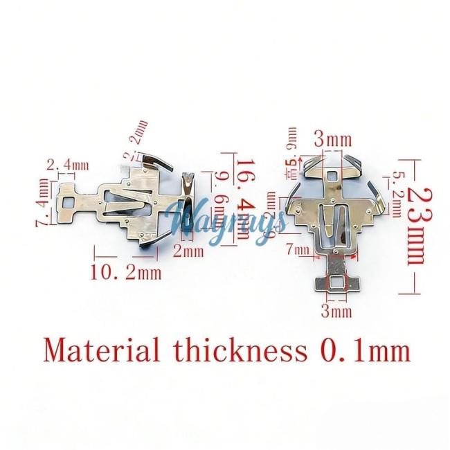 For Car remote controls battery clamp,Pls carefully verify the size! If the size is wrong, pls don't buy.If you wish to make a bulk purchase, please contact Sales.