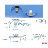 For Car remote controls battery clamp 285#,Pls carefully verify the size! If the size is wrong, pls don't buy.If you wish to make a bulk purchase, please contact Sales.