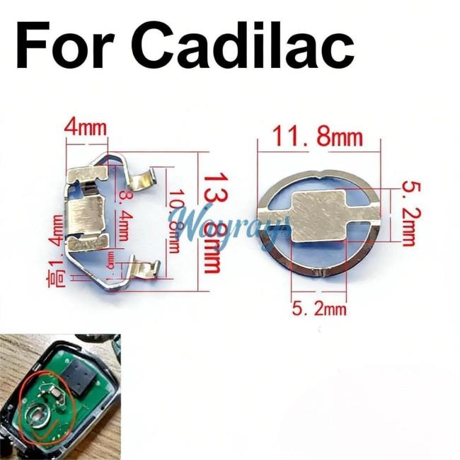 For Cadillac Car remote controls battery clamp,Pls carefully verify the size! If the size is wrong, pls don't buy.If you wish to make a bulk purchase, please contact Sales.