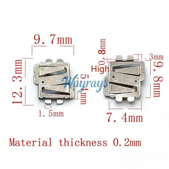 For Car remote controls battery clamp,Pls carefully verify the size! If the size is wrong, pls don't buy.If you wish to make a bulk purchase, please contact Sales.