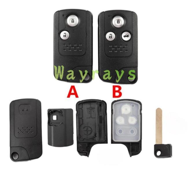 For Honda key shell with logo place Accord Spirior Civic Crosstour CR-V