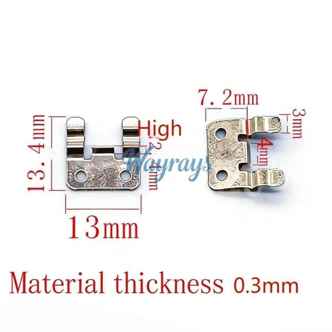 For Car remote controls battery clamp,Pls carefully verify the size! If the size is wrong, pls don't buy.If you wish to make a bulk purchase, please contact Sales.