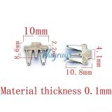 For Car remote controls battery clamp,Pls carefully verify the size! If the size is wrong, pls don't buy.If you wish to make a bulk purchase, please contact Sales.